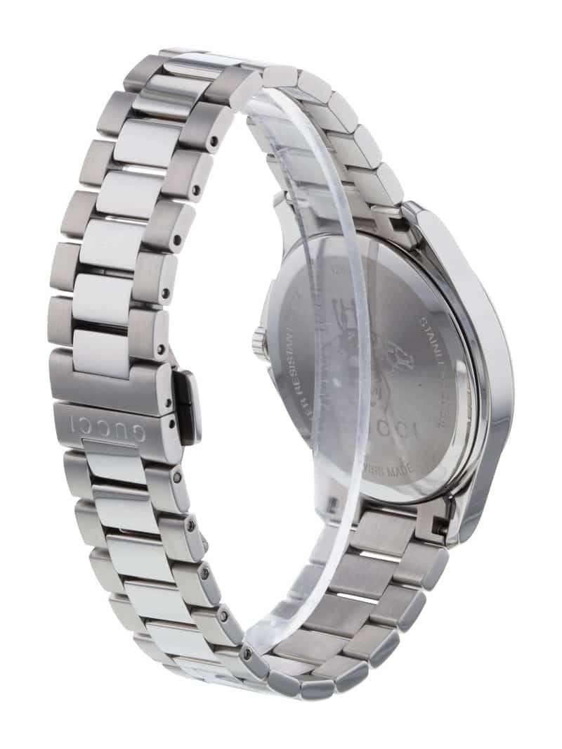  Shop Authentic Gucci G Timeless Black Dial Silver Steel Strap Watch For Women - YA1264029A - Luxxuri