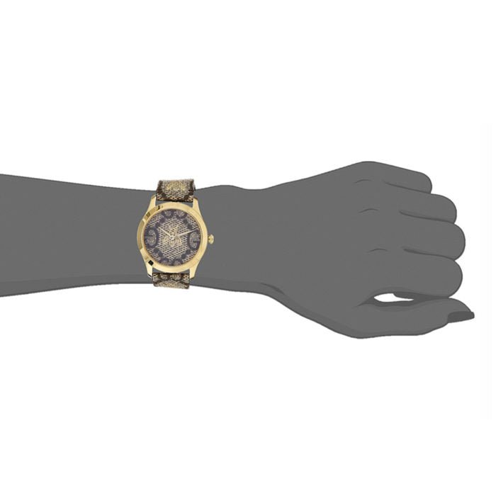  Shop Authentic Gucci G Timeless Brown Dial Brown Leather Strap Watch For Men - YA1264068 - Luxxuri
