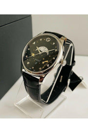  Shop Authentic Gucci G-Timeless Black Dial Green Leather Strap Unisex Watch - YA126326 - Luxxuri