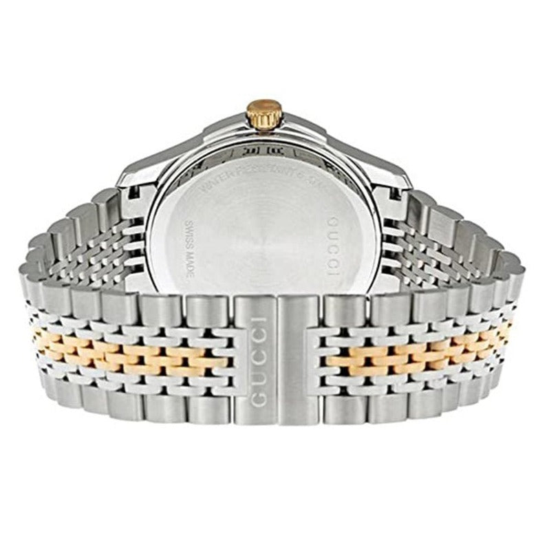  Shop Authentic Gucci G Timeless Black Dial Two Tone Steel Strap Watch For Men - YA126410 - Luxxuri