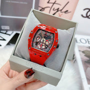  Shop Authentic Guess Phoenix Multifunction Black Dial Red Rubber Strap Watch for Men - GW0203G5 - Luxxuri
