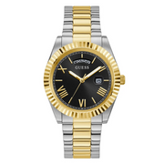  Shop Authentic Guess Connoisseur Black Dial Two Tone Steel Strap Watch for Men - GW0265G5 - Luxxuri