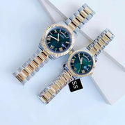  Shop Authentic Guess Luna Quartz Green Dial Two Tone Steel Strap Watch For Women - GW0308L5 - Luxxuri