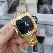  Shop Authentic Guess Phoenix Black Dial Gold Steel Strap Watch for Men - GW0387G2 - Luxxuri