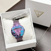  Shop Authentic Guess Iconic Quartz Multicolor Dial Multicolor Mesh Bracelet Watch For Women - GW0479L1 - Luxxuri