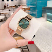  Shop Authentic Guess Quartz Green Dial Gold Mesh Strap Watch For Women - GW0354L5 - Luxxuri