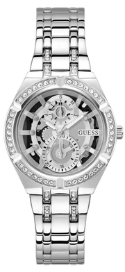  Shop Authentic Guess Allara Quartz Silver Dial Silver Steel Strap Watch For Women - GW0604L1 - Luxxuri