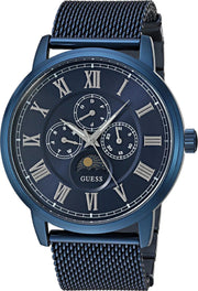  Shop Authentic Guess Delancey Analog Blue Dial Blue Mesh Bracelet Watch for Men - W0871G3 - Luxxuri