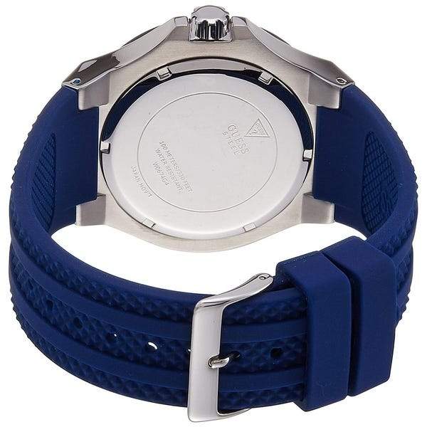  Shop Authentic Guess Force White Dial Blue Rubber Strap Watch For Men - W0674G4 - Luxxuri