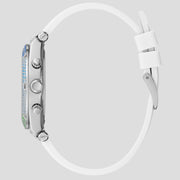  Shop Authentic Guess Glitz Pride Limited Edition White Dial White Rubber Strap Watch for Women - GW0407L4 - Luxxuri