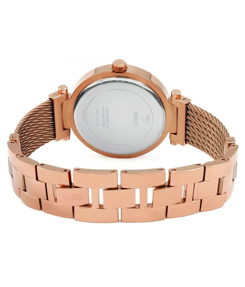  Shop Authentic Guess Soho Rose Gold Dial Stainless Steel Watch For Women - W0638L4 - Luxxuri