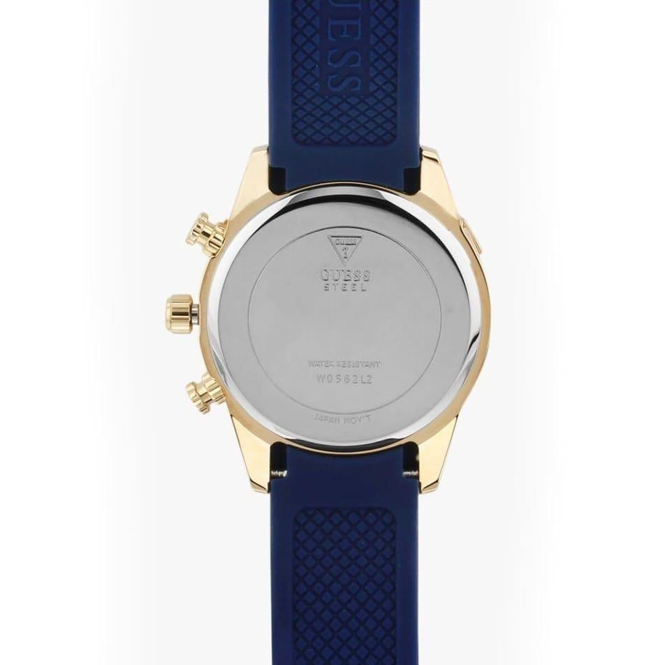  Shop Authentic Guess Catalina Blue Gold Tone Blue Silicone Strap Watch For Women - W0562L2 - Luxxuri