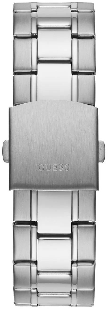  Shop Authentic Guess Commander Chronograph Black Dial Silver Steel Strap Watch for Men - GW0056G1 - Luxxuri