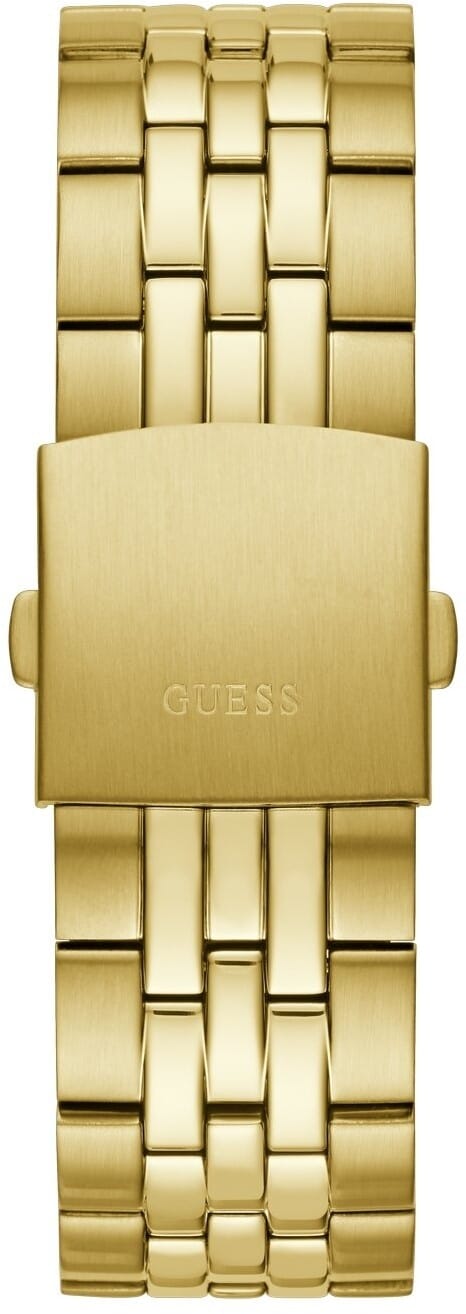  Shop Authentic Guess Odyssey Multifunction Black Dial Gold Steel Strap Watch For Men - W1107G4 - Luxxuri