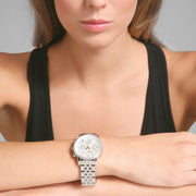  Shop Authentic Michael Kors Ritz White Dial Silver Stainless Steel Strap Watch for Women - MK5020 - Luxxuri