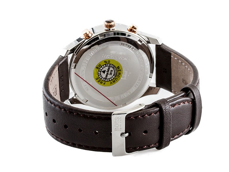  Shop Authentic Hugo Boss Time One Black Dial Brown Leather Strap Watch for Men - 1513448 - Luxxuri