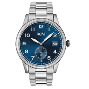  Shop Authentic Hugo Boss Legacy Blue Dial Silver Steel Strap Watch for Men - 1513707 - Luxxuri