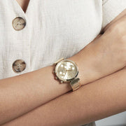  Shop Authentic Hugo Boss Flawless Gold Dial Gold Steel Strap Watch for Women - 1502532 - Luxxuri