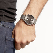  Shop Authentic Hugo Boss Integrity Grey Dial Silver Mesh Bracelet Watch for Men - 1513807 - Luxxuri