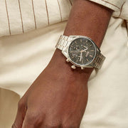  Shop Authentic Hugo Boss Champion Chronograph Black Dial Two Tone Steel Strap Watch for Men - 1513819 - Luxxuri