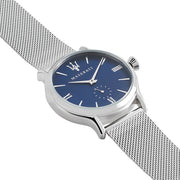  Shop Authentic Maserati Epoca Blue Dial Silver Mesh Bracelet Watch For Men - R8853118006 - Luxxuri