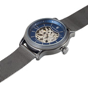  Shop Authentic Maserati Epoca Automatic Skeleton Blue Dial Mesh Bracelet Watch For Men - R8823118002 - Luxxuri
