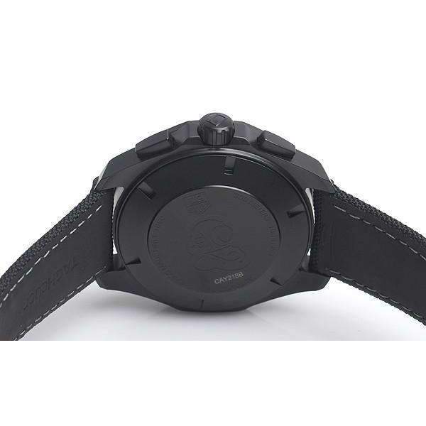 Shop Authentic Tag Heuer Aquaracer Automatic Chronograph Special Edition Titanium Grey Dial Black Leather Strap Watch for Men - CAY218B.FC6370 - Luxxuri