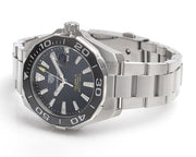  Shop Authentic Tag Heuer Aquaracer Caliber 5 Black Dial Silver Steel Strap Watch for Men - WAY201A .BA0927 - Luxxuri