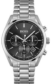  Shop Authentic Hugo Boss Champion Black Dial Silver Steel Strap Watch for Men - 1513871 - Luxxuri