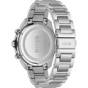  Shop Authentic Hugo Boss Montre Distinct Black Dial Silver Steel Strap Watch for Men - 1513857 - Luxxuri