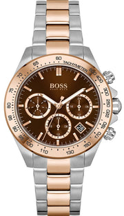  Shop Authentic Hugo Boss Novia Brown Dial Two Tone Steel Strap Watch for Women - 1502617 - Luxxuri