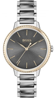  Shop Authentic Hugo Boss Signature Grey Dial Silver Steel Strap Watch for Men - 1502569 - Luxxuri