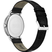  Shop Authentic Hugo Boss Corporal Black Dial Black Leather Strap Watch for Men - 1513638 - Luxxuri
