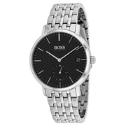  Shop Authentic Hugo Boss Corporal Black Dial Silver Mesh Bracelet Watch for Men - 1513641 - Luxxuri