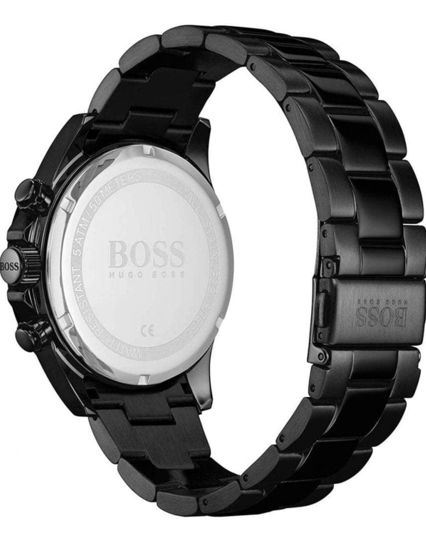  Shop Authentic Hugo Boss Hero Black Dial Black Steel Strap Watch for Men - 1513754 - Luxxuri
