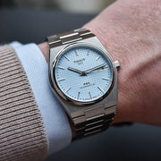  Shop Authentic Tissot PRX Powermatic 80 Ice Blue Tiffany Dial Silver Steel Strap Watch for Men - T137.407.11.351.00 - Luxxuri