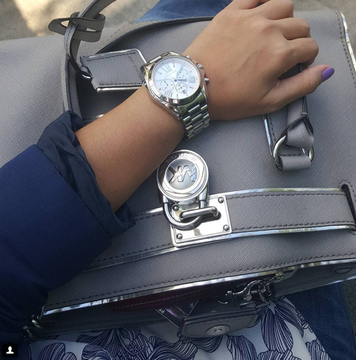  Shop Authentic Michael Kors Bradshaw Silver Dial Silver Steel Strap Watch for Men - MK5535 - Luxxuri