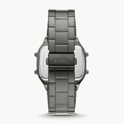  Shop Authentic Fossil Retro Digital Black Dial Black Steel Strap Watch for Men - FS5846 - Luxxuri