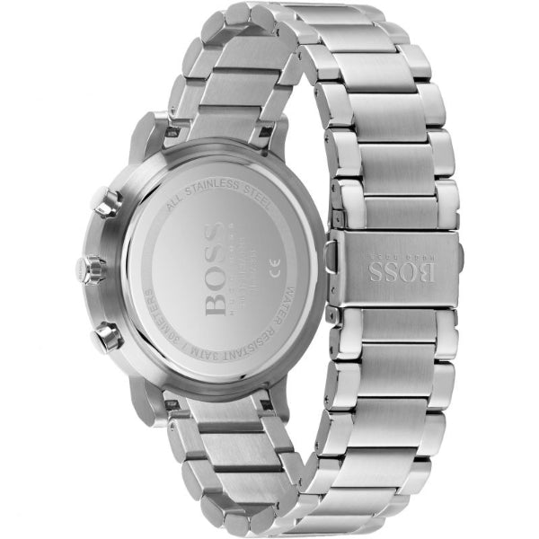  Shop Authentic Hugo Boss Integrity Blue Dial Silver Steel Strap Watch for Men - 1513779 - Luxxuri