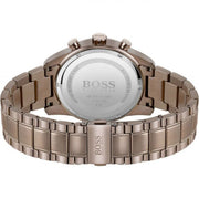  Shop Authentic Hugo Boss Skymaster Blue Dial Brown Steel Strap Watch for Men - 1513788 - Luxxuri