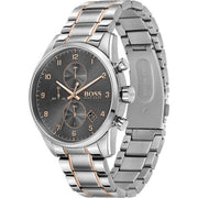  Shop Authentic Hugo Boss Skymaster Grey Dial Two Tone Steel Strap Watch for Men - 1513789 - Luxxuri