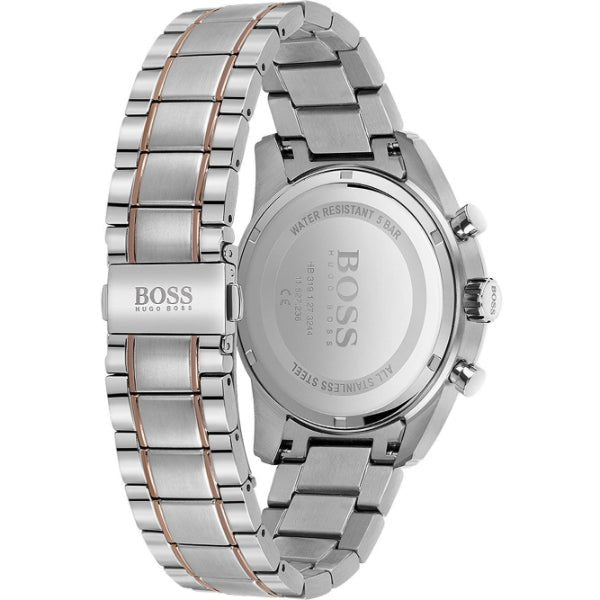  Shop Authentic Hugo Boss Skymaster Grey Dial Two Tone Steel Strap Watch for Men - 1513789 - Luxxuri