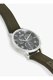  Shop Authentic Hugo Boss Vesada Grey Dial Green Nylon Strap Watch for Men - 1513692 - Luxxuri