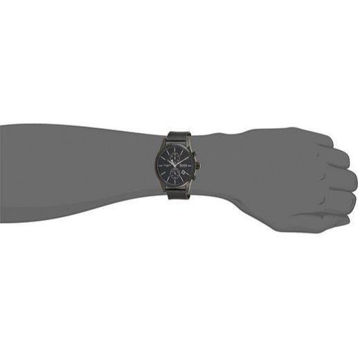  Shop Authentic Hugo Boss Associate Black Dial Black Mesh Bracelet Watch for Men - 1513769 - Luxxuri