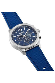  Shop Authentic Hugo Boss Professional Chronograph Blue Dial Blue Silicone Strap Watch for Men - 1513526 - Luxxuri