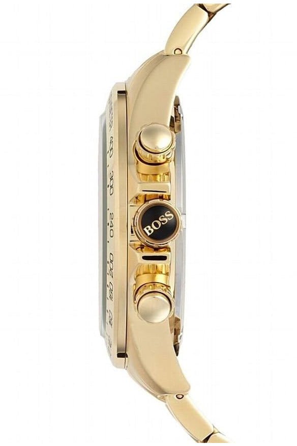  Shop Authentic Hugo Boss Ikon Blue Dial Gold Steel Strap Watch for Men - 1513340 - Luxxuri