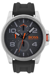 Shop Authentic Hugo Boss Detroit Sport Analog Grey Dial Grey Rubber Strap Watch For Men - 1550007 - Luxxuri