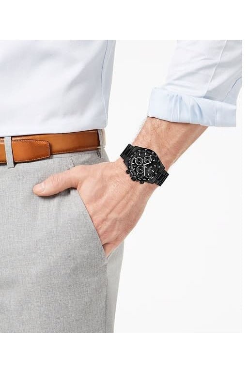  Shop Authentic Hugo Boss Hero Black Dial Black Steel Strap Watch for Men - 1513754 - Luxxuri