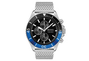  Shop Authentic Hugo Boss Ocean Edition Black Dial Silver Mesh Strap Watch for Men - 1513742 - Luxxuri