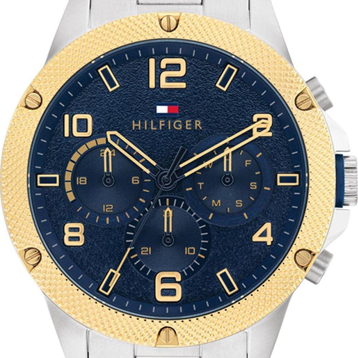  Shop Authentic Tommy Hilfiger Blaze Chronograph Blue Dial Silver Steel Strap Watch for Men - 1792031 - Luxxuri